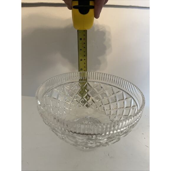 Waterford Killeen Crystal Footed Bowl 8” Candy Dish - Picture 4 of 10